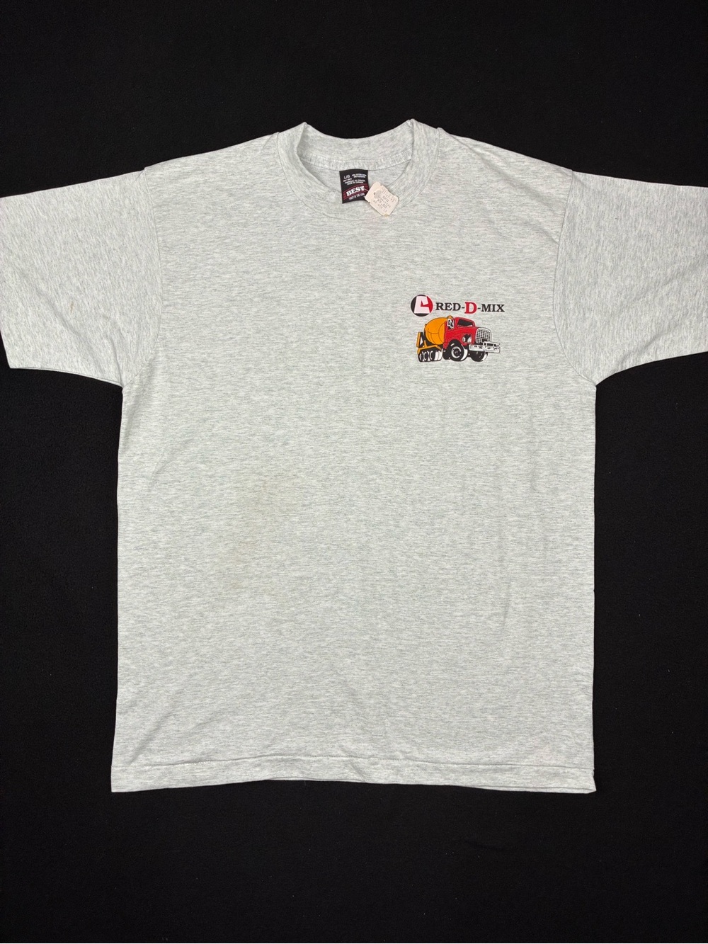 NWT VTG Single Stitch Fruit of the Loom Best Construction Logo Short Sleeve Tee